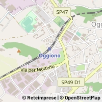 Mapa Oggiono