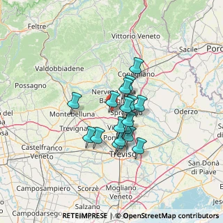 Mappa Via dei Caramini, 31040 Giavera del Montello TV, Italia (9.35941)