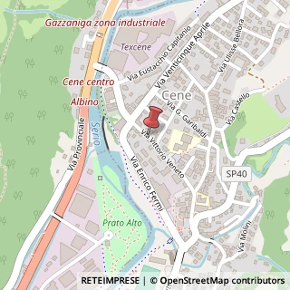 Mappa Via Enrico Fermi, 4, 24020 Cene, Bergamo (Lombardia)