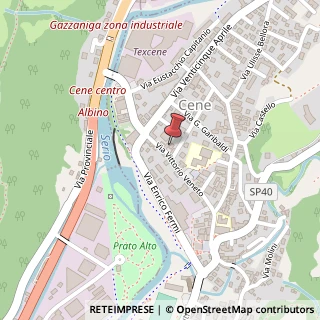 Mappa Via Vittorio Veneto, 34, 24020 Albino, Bergamo (Lombardia)