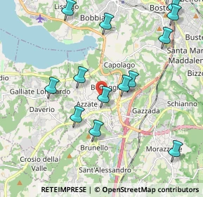 Mappa Via Fiume, 21022 Azzate VA, Italia (2.18231)