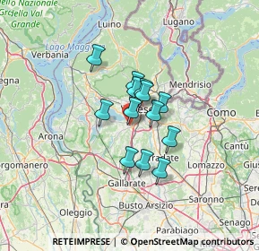 Mappa Via Fiume, 21022 Azzate VA, Italia (8.24154)