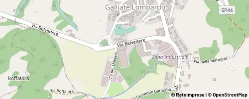 Mappa Galliate Lombardo