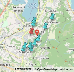Mappa Via della Boggia, 23851 Galbiate LC, Italia (1.44636)
