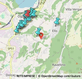 Mappa Via della Boggia, 23851 Galbiate LC, Italia (1.0735)