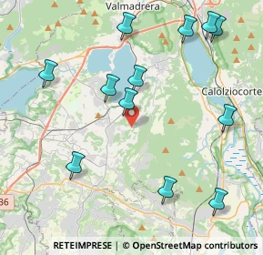 Mappa Via della Boggia, 23851 Galbiate LC, Italia (4.73667)