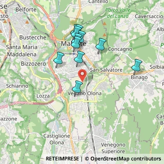 Mappa Via Celidonia, 21040 Malnate VA, Italia (1.75)