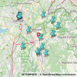 Mappa Via Celidonia, 21040 Malnate VA, Italia (4.26706)