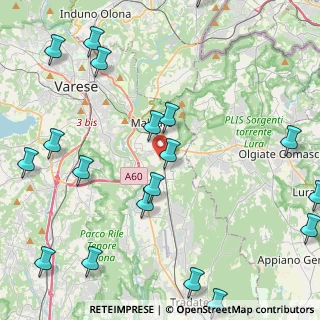 Mappa Via Celidonia, 21040 Malnate VA, Italia (6.0515)