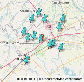 Mappa Via Fornace, 30026 Portogruaro VE, Italia (6.41308)