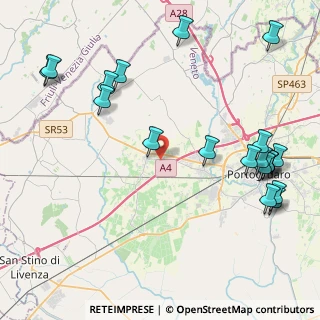 Mappa Via Fornace, 30026 Portogruaro VE, Italia (5.3345)