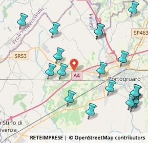 Mappa Via Fornace, 30026 Portogruaro VE, Italia (5.02)