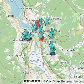Mappa Via Cantelli, 23801 Calolziocorte LC, Italia (1.424)