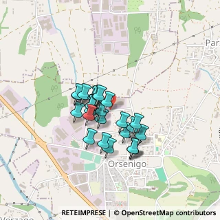 Mappa Via Mozart, 22030 Orsenigo CO, Italia (0.2963)