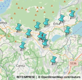 Mappa Via Mozart, 22030 Orsenigo CO, Italia (3.3075)