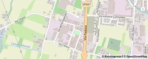 Mappa Caerano di San Marco