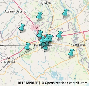 Mappa Via Girolamo Savonarola, 30026 Portogruaro VE, Italia (4.436)