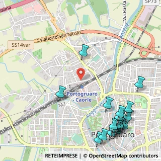Mappa Via Cristoforo Colombo, 30026 Portogruaro VE, Italia (0.7675)