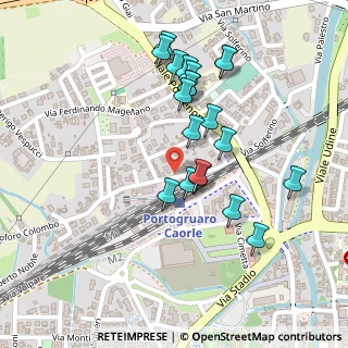 Mappa Via Cristoforo Colombo, 30026 Portogruaro VE, Italia (0.22)