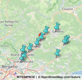 Mappa SP ex Strada Statale, 24021 Albino BG, Italia (6.92818)