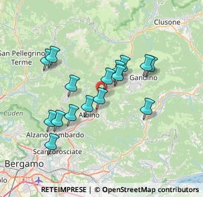 Mappa SP ex Strada Statale, 24021 Albino BG, Italia (6.23375)