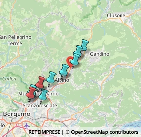 Mappa SP ex Strada Statale, 24021 Albino BG, Italia (6.41231)