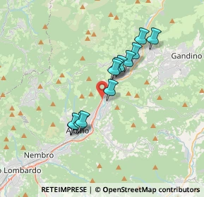 Mappa SP ex Strada Statale, 24021 Albino BG, Italia (2.9075)