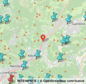 Mappa SP ex Strada Statale, 24021 Albino BG, Italia (6.8425)