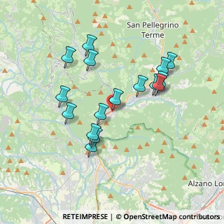 Mappa Via Ronzoni, 24010 Sedrina BG, Italia (3.42438)