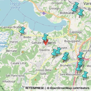 Mappa Via Belvedere, 21020 Galliate Lombardo VA, Italia (2.95615)