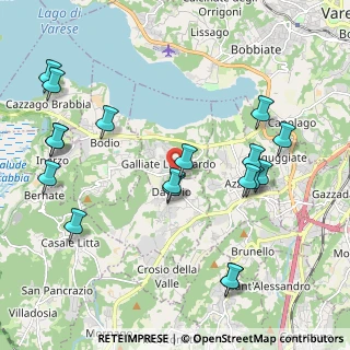 Mappa Via Belvedere, 21020 Galliate Lombardo VA, Italia (2.33)