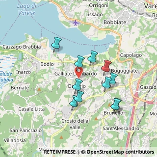 Mappa Via Belvedere, 21020 Galliate Lombardo VA, Italia (1.59909)