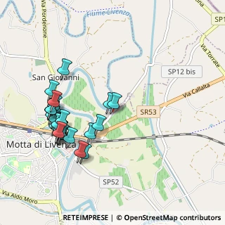 Mappa Via Malgher, 31045 Motta di Livenza TV, Italia (1.07037)