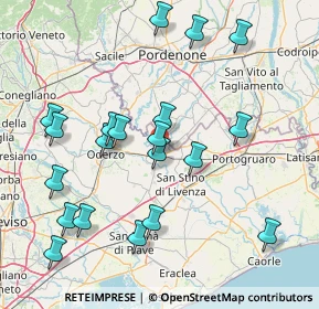 Mappa Via Malgher, 31045 Motta di Livenza TV, Italia (16.8465)