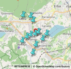 Mappa Via G. Leopardi, 22030 Orsenigo CO, Italia (1.23154)