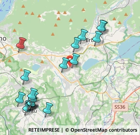 Mappa Via G. Leopardi, 22030 Orsenigo CO, Italia (5.05789)