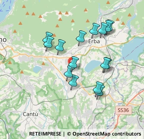 Mappa Via G. Leopardi, 22030 Orsenigo CO, Italia (3.28467)