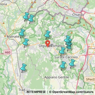 Mappa Zona Produttiva, 22077 Olgiate Comasco CO, Italia (4.3775)