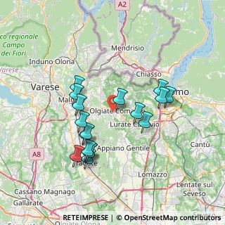 Mappa Zona Produttiva, 22077 Olgiate Comasco CO, Italia (6.78059)