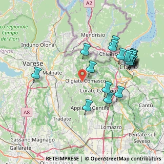 Mappa Zona Produttiva, 22077 Olgiate Comasco CO, Italia (8.547)