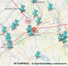 Mappa Via Versiola, 30026 Portogruaro VE, Italia (10.112)