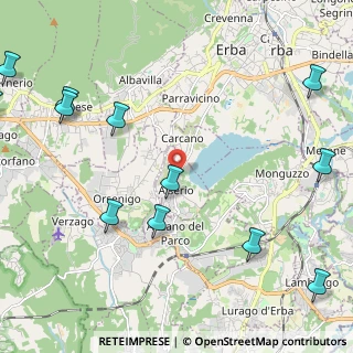 Mappa Via per Carcano, 22040 Alserio CO, Italia (3.02083)