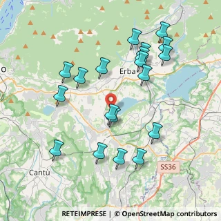 Mappa Via per Carcano, 22040 Alserio CO, Italia (4.06632)