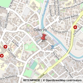 Mappa Piazza Pompeo Tomitano,  5, 31046 Oderzo, Treviso (Veneto)