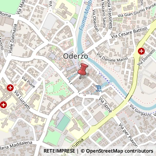 Mappa Piazza Pompeo Tomitano, 2, 31046 Oderzo, Treviso (Veneto)