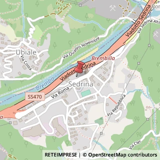 Mappa Via Roma, 14, 24010 Sedrina, Bergamo (Lombardia)
