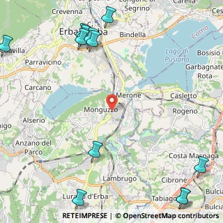 Mappa Via Nuova Valassina, 22040 Monguzzo CO, Italia (3.48846)