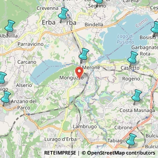 Mappa Via Nuova Valassina, 22040 Monguzzo CO, Italia (3.92923)