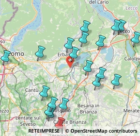 Mappa Via Nuova Valassina, 22040 Monguzzo CO, Italia (9.2445)