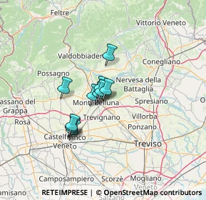 Mappa Vicolo Angela Villa, 31044 Montebelluna TV, Italia (8.58182)